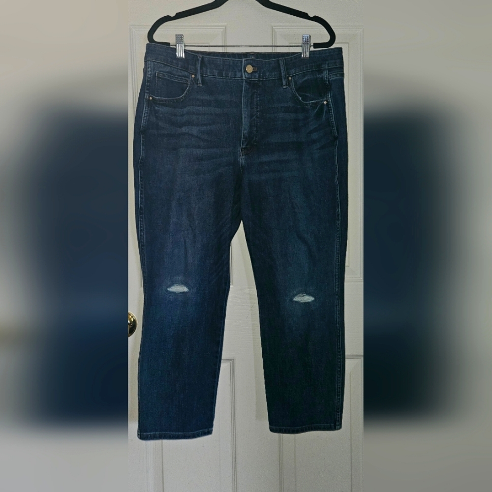 White House Black Market, Women's, 16S Straight Sculpt Jeans